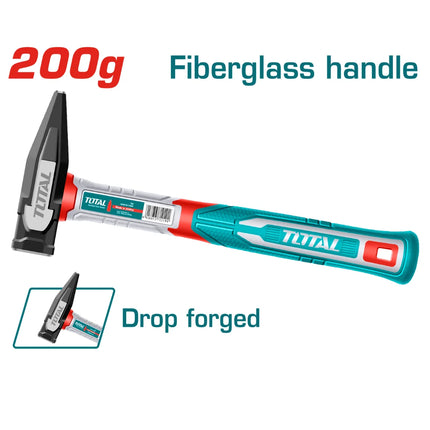 Total THMH62200  Machinist Hammer 200g Fiber Handle
