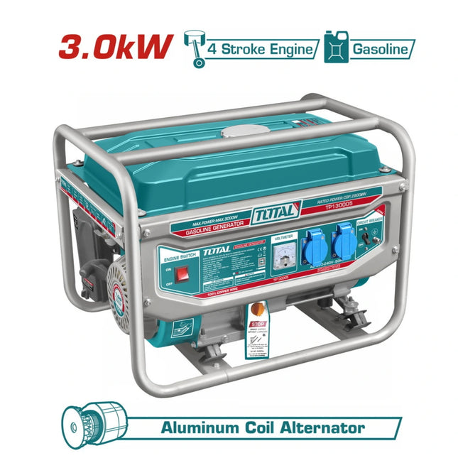 Total TP130005  Gasoline Generator 3KW