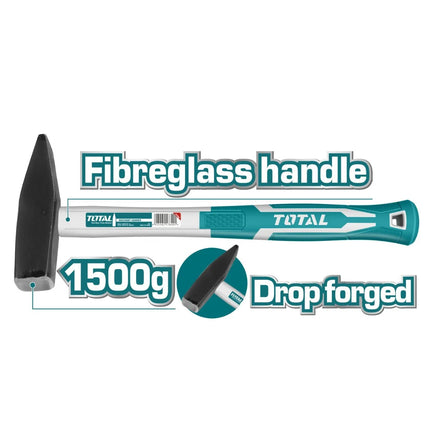 Total THT7115006  Machinist Hammer 1500g Fiber Handle