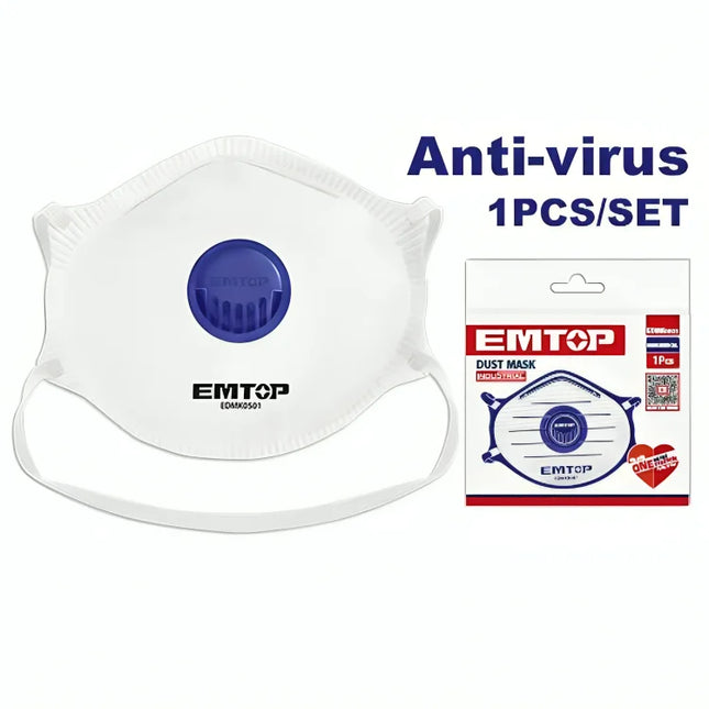 EMTOP EDMK0501 Heavy-Duty Dust Mask with Filter