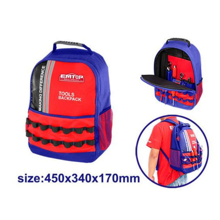 EMTOP ETBG58185 Tools Backpack