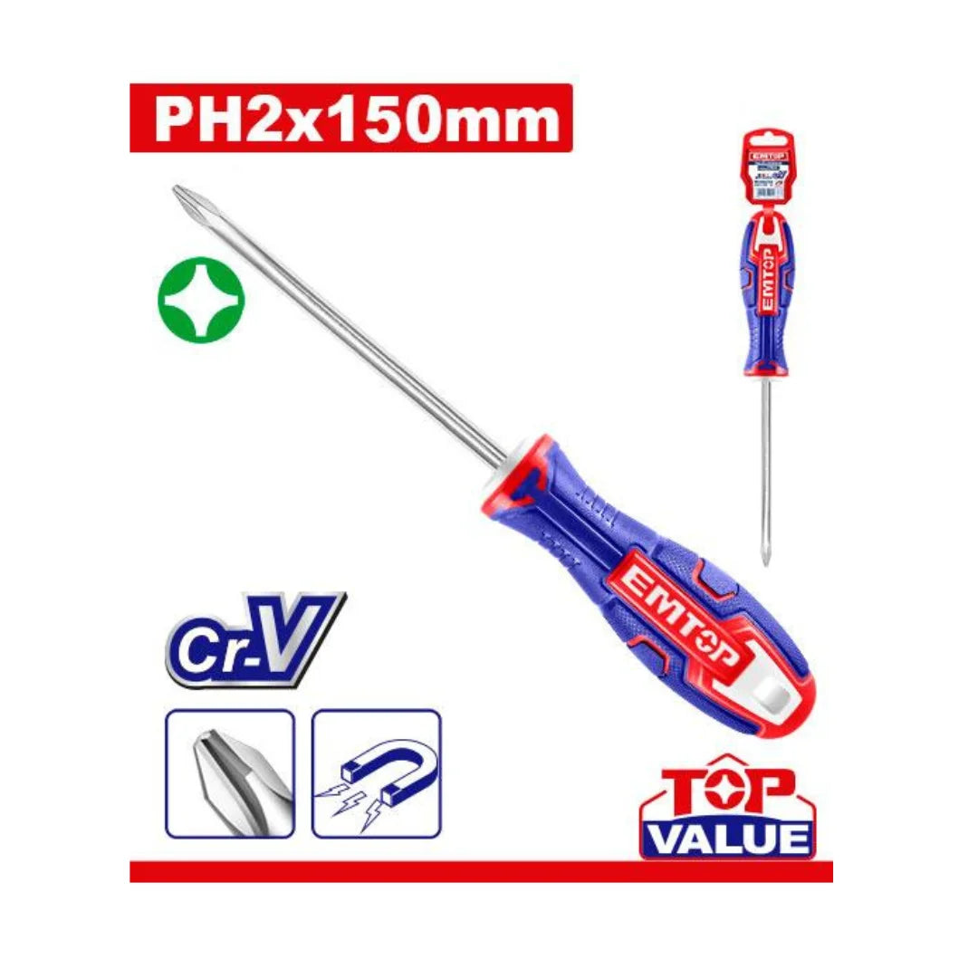 مفك مصلب EMTOP ESDRPH2150 Phillips مفك مصلب EMTOP ESDRPH2150 Phillips