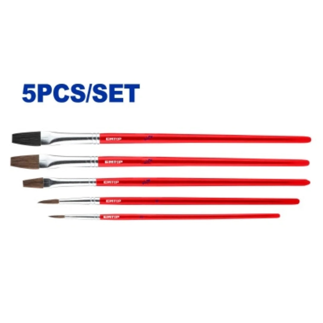 طقم فراشي رسم قطم – 5 قطع EMTOP EMXA1K05 طقم فراشي رسم قطم – 5 قطع EMTOP EMXA1K05