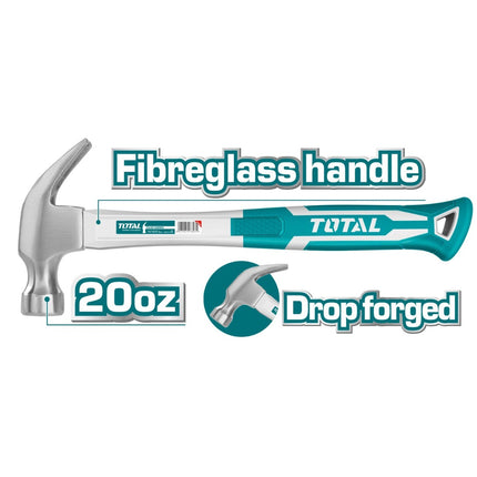 Total THT73206 20oz Claw Hammer 