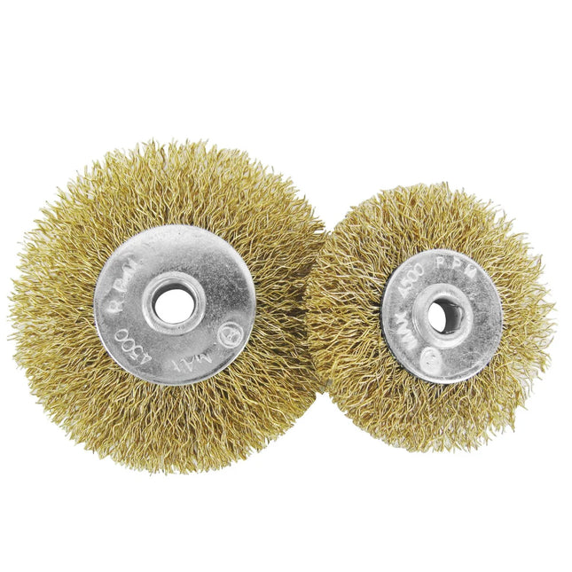 Total TAC36081 8inch" Wire Brush for Bench Grinder