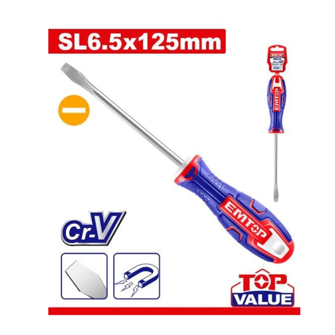 مفك عادي EMTOP ESDRSL6125 Slotted مفك عادي EMTOP ESDRSL6125 Slotted
