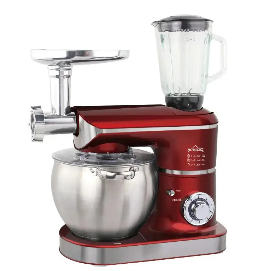 محضرة طعام منن هوملوكس SC-263C لون أحمر و سيلفر محضرة طعام منن هوملوكس SC-263C لون أحمر و سيلفر