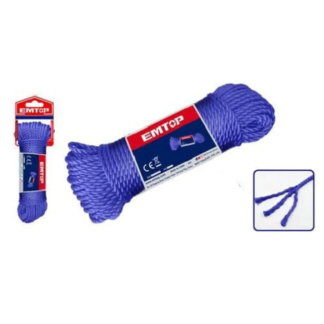 EMTOP EMRZ1304 Nylon Rope 4mm – 30M
