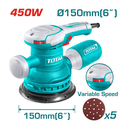 Total TF2061506 Rotary Sander 450W