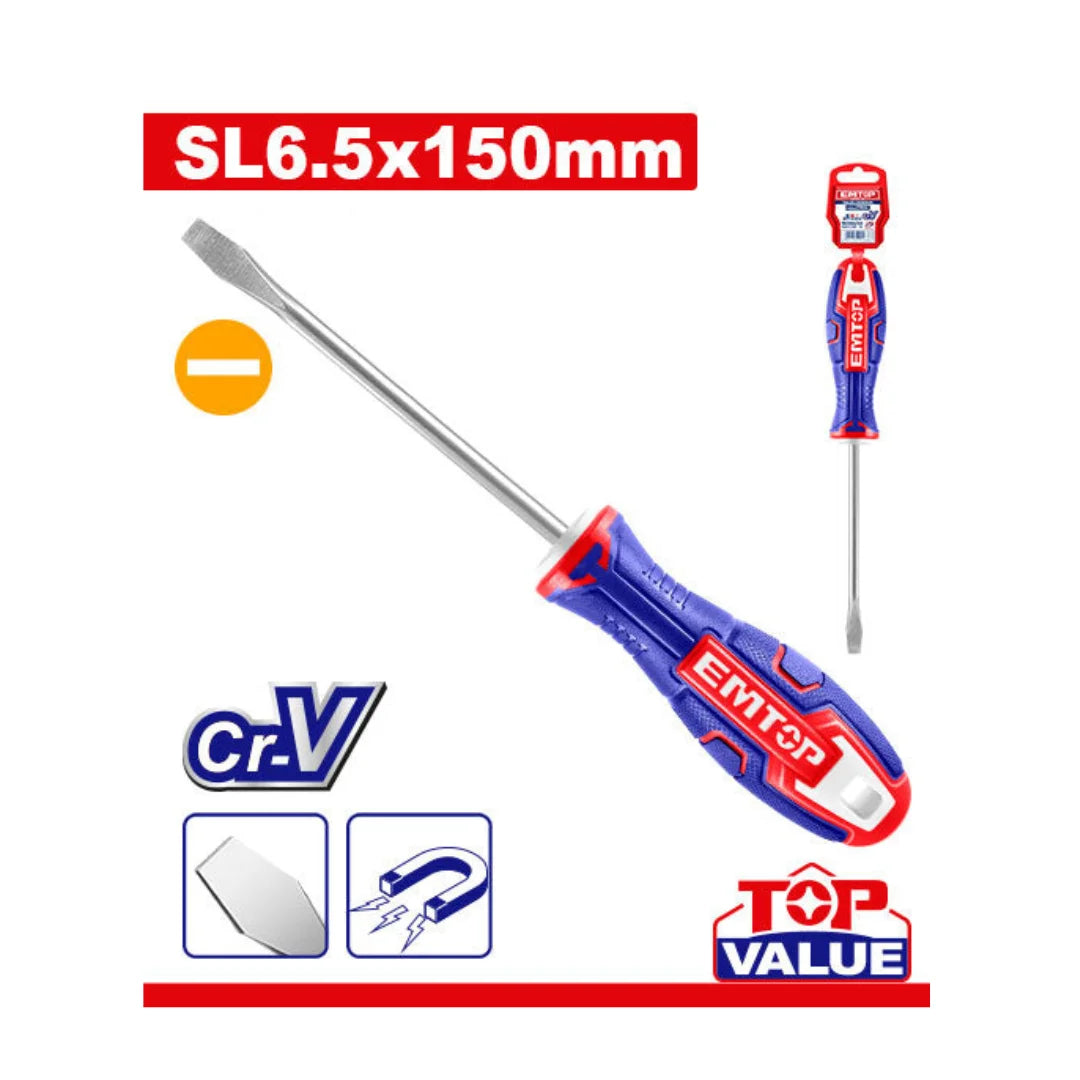 مفك عادي EMTOP ESDRSL6150 Slotted مفك عادي EMTOP ESDRSL6150 Slotted