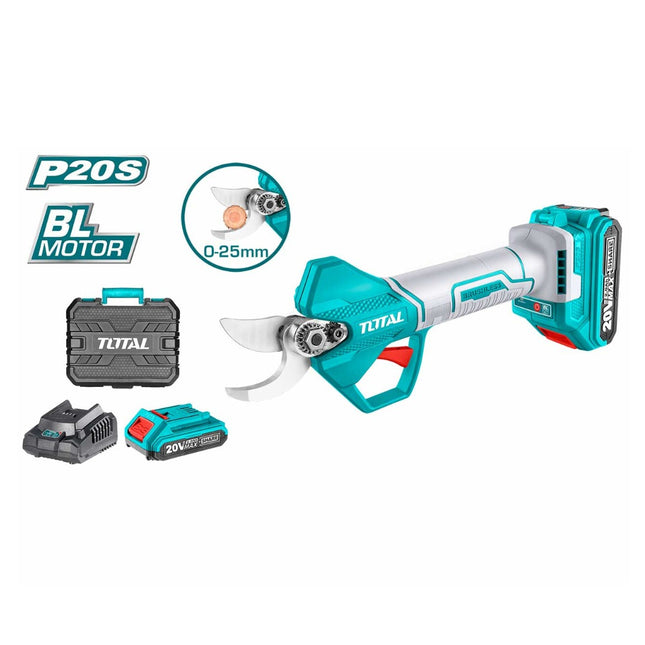 Total TSSLI202581 |20V Lithium-Ion Cordless Straight Shear with Battery & Charger