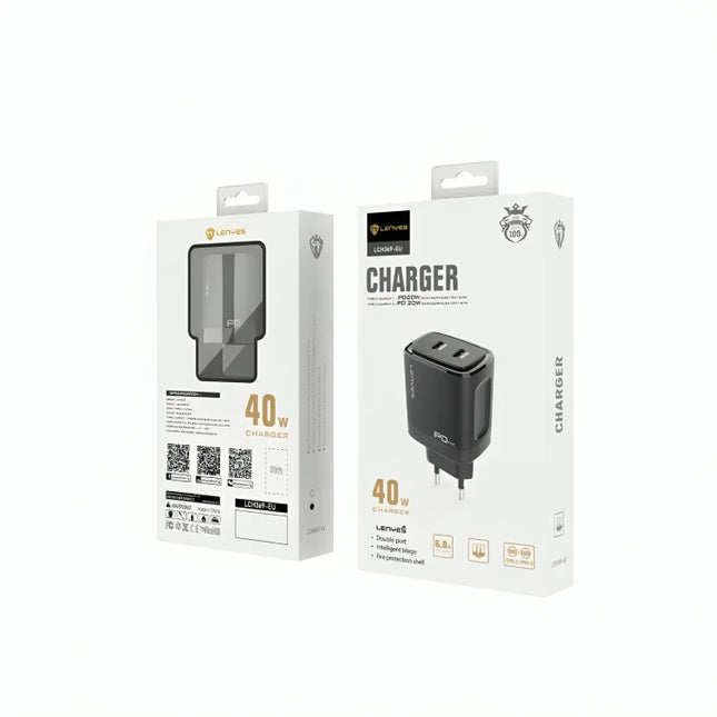 Lenyes LCH369-EU  Charger  - Black