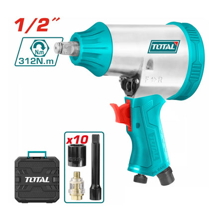 Total TAT41125 Air Impact Wrench Set 