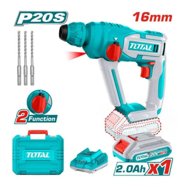 Total TRHLI201681  20V Cordless Rotary Hammer 