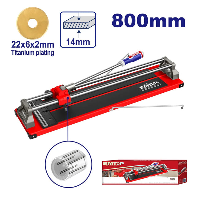 EMTOP ETCR8005 – 800mm Manual Tile Cutter