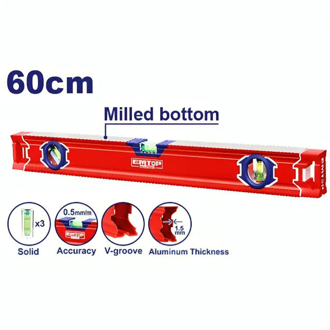 EMTOP ESLL26001  Spirit Level – 60 cm