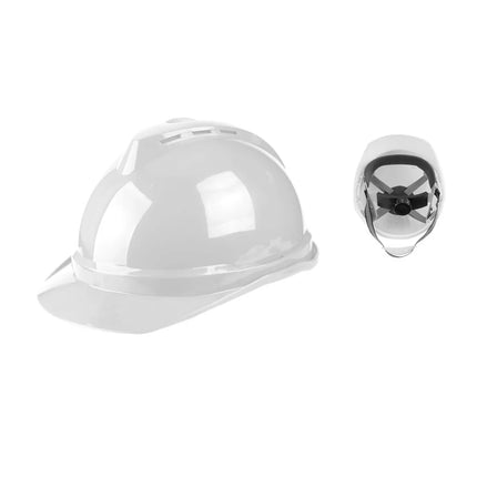 EMTOP ESHT0221  White Safety Helmet With Ratchet Adjustment