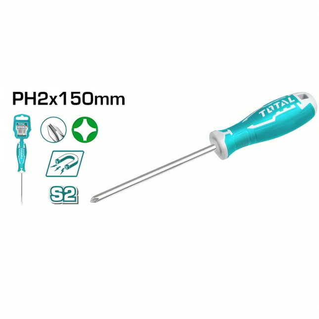 Total THT26PH2150 Phillips Screwdriver PH2×150 mm