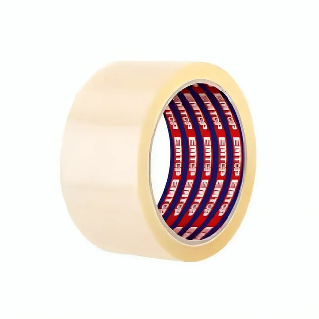 EMTOP EMPN1H10  Transparent Packing Tape 100 m 