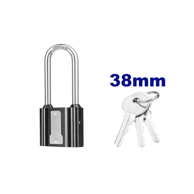 EMTOP EPDKR4001L  38mm Long Shackle Cast Iron Lock