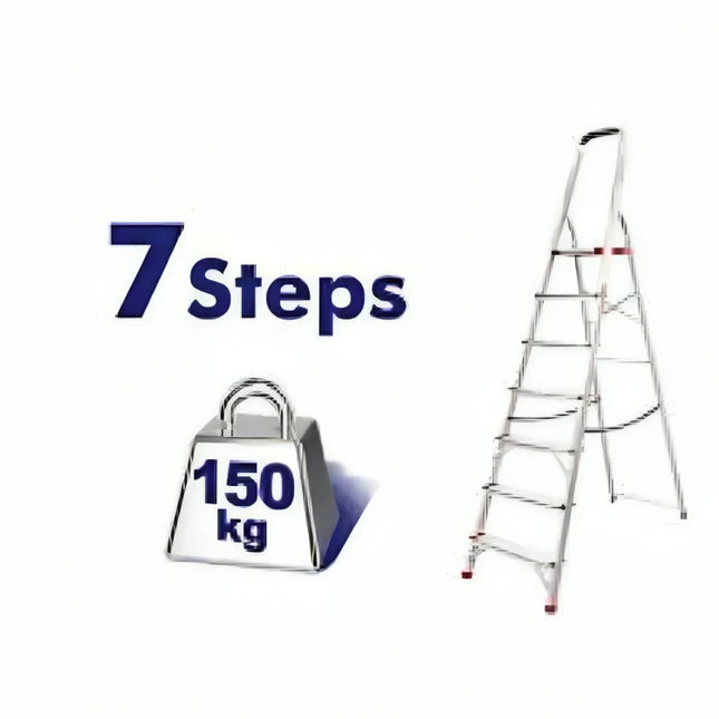 EMTOP ELAD1071  7-Step Aluminum Ladder