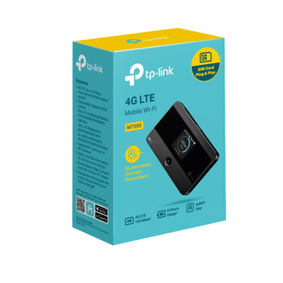 جهاز واي فاي متنقل TP-Link M7350 بتقنية 4G LTE جهاز واي فاي متنقل TP-Link M7350 بتقنية 4G LTE