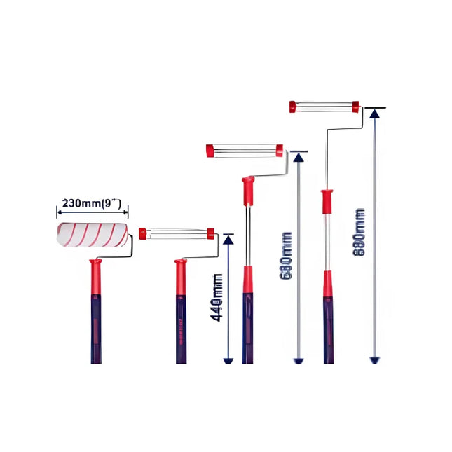 EMTOP ECBHT42302 Paint Roller with Extension Pole