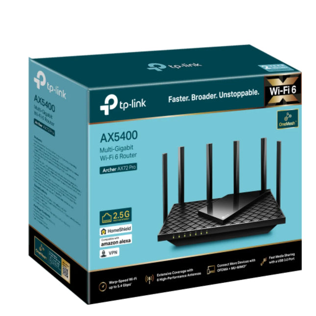 TP-Link Archer AX72 Pro AX5400 Dual-Band Gigabit Wi-Fi 6 Route