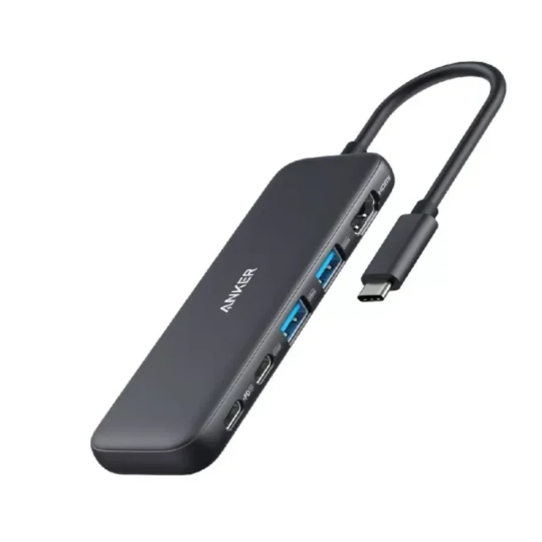 Anker 332 USB-C Hub (5-in-1) - 4K HDMI, 100W Power Delivery, and 5Gbps High-Speed Data Anker 332 USB-C Hub (5-in-1) - 4K HDMI, 100W Power Delivery, and 5Gbps High-Speed Data