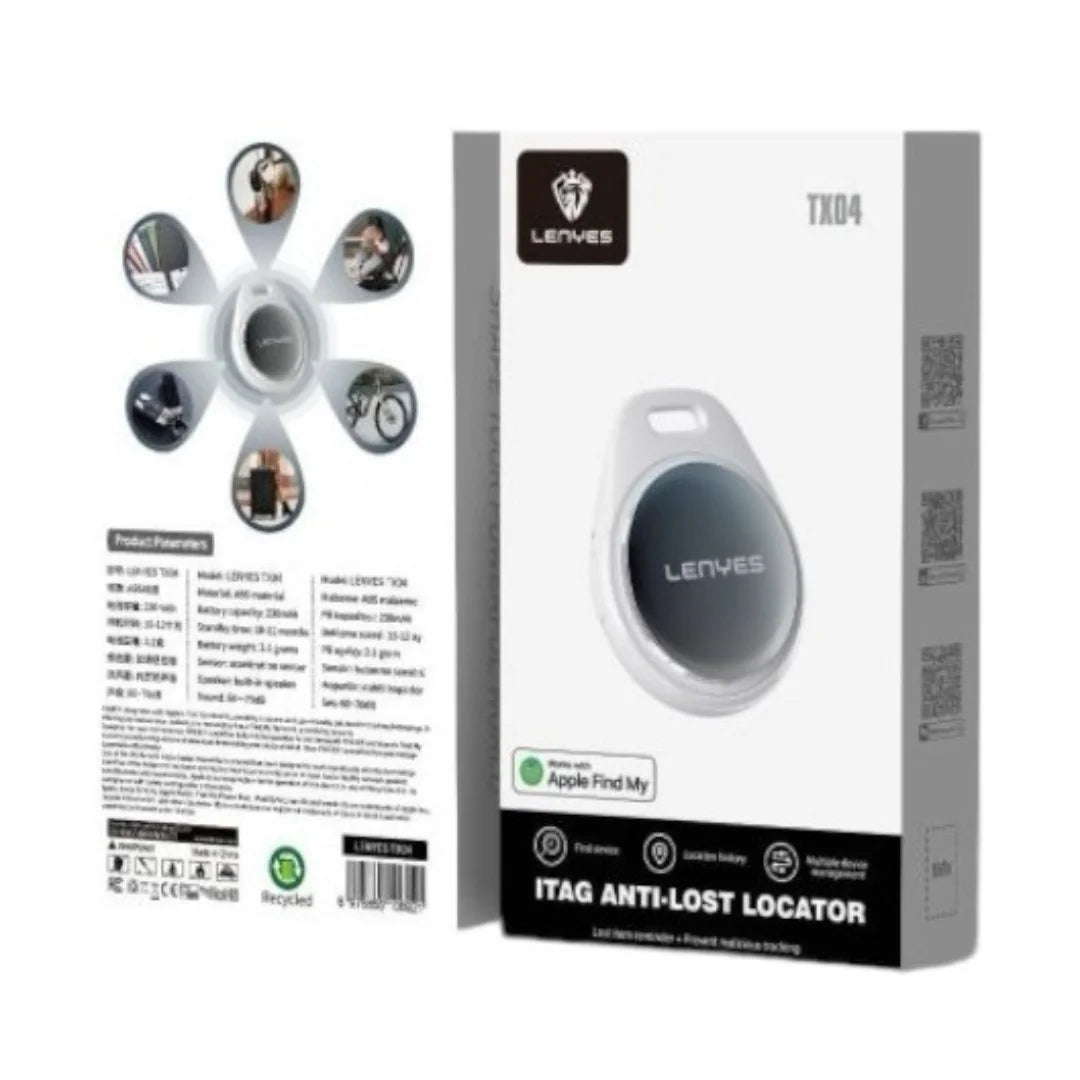 LENYES TX04 Wireless Location Tracker -White