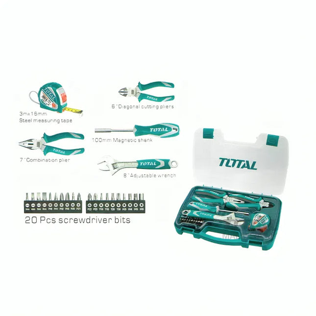 Total THKTHP90256   25PCS Hand Tools Set