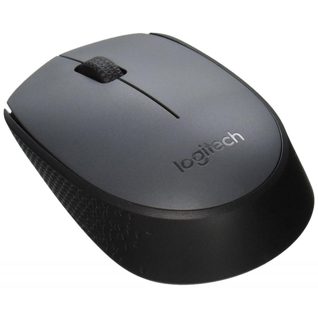 Logitech M170 Wireless Mouse - 2.4 GHz Reliable Connection - 12-Month Battery Life - Ambidextrous Design - Plug and Play - Black