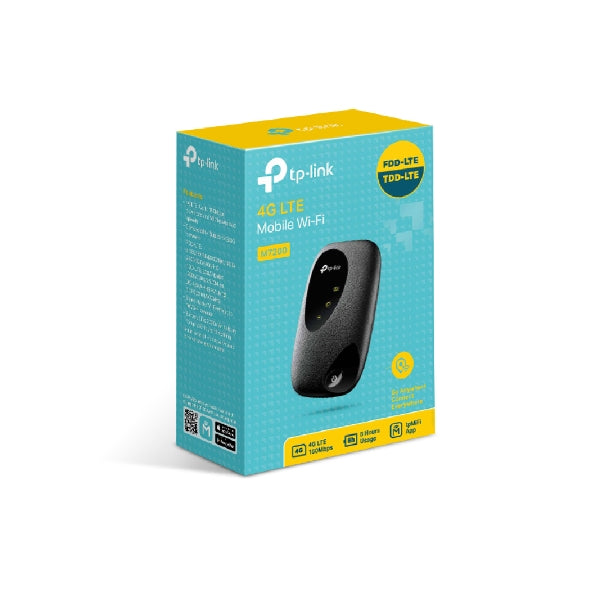 جهاز واي فاي متنقل TP-Link M7200 بتقنية 4G LTE جهاز واي فاي متنقل TP-Link M7200 بتقنية 4G LTE