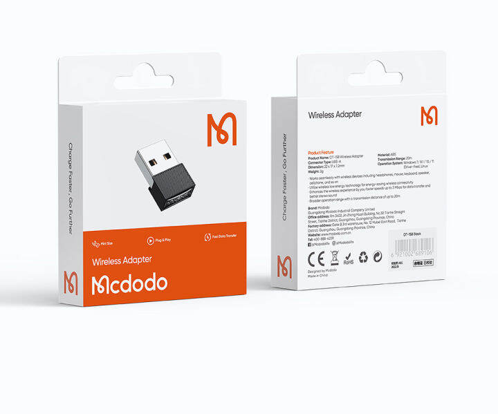 Mcdodo Wireless Bluetooth Adapter OT-1580 Mcdodo Wireless Bluetooth Adapter OT-1580