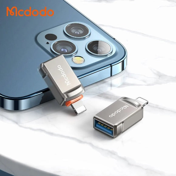 محول USB-A 3.0 إلى Lightning من Mcdodo OTG OT-2600 محول USB-A 3.0 إلى Lightning من Mcdodo OTG OT-2600