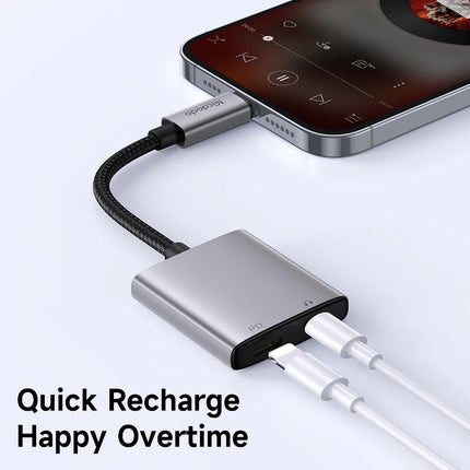 محول صوت 2 في 1 من Mcdodo Lightning إلى Lightning مزدوج CA-5560