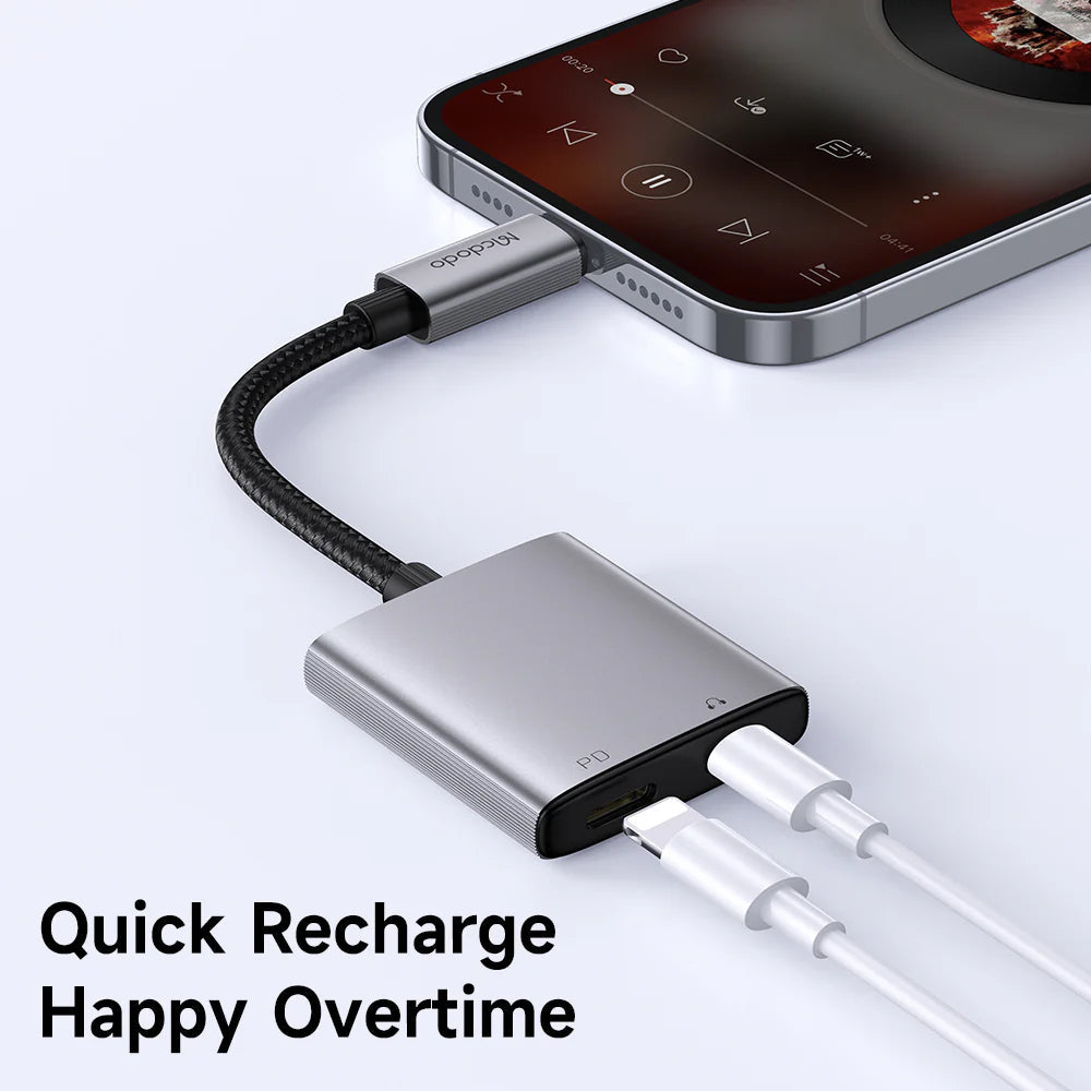 محول صوت 2 في 1 USB-C إلى USB-C مزدوج CA-5570 من Mcdodo محول صوت 2 في 1 USB-C إلى USB-C مزدوج CA-5570 من Mcdodo