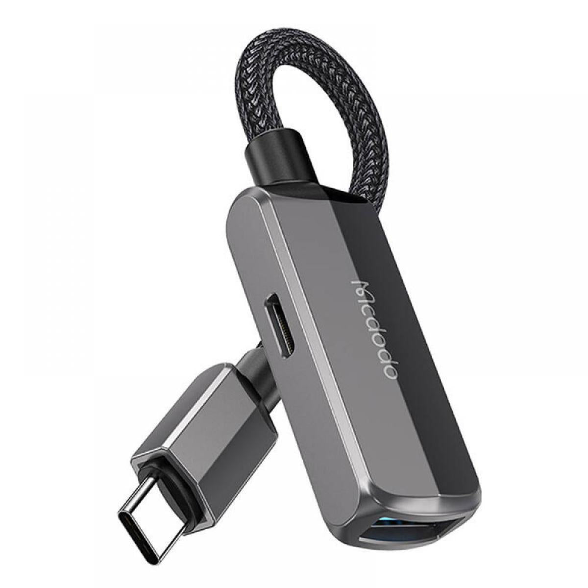 محول OTG 2 في 1 من Mcdodo، USB-C إلى USB-C وUSB-A CA-2830 محول OTG 2 في 1 من Mcdodo، USB-C إلى USB-C وUSB-A CA-2830