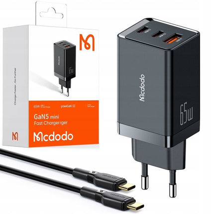 مجموعة شاحن Mcdodo 65W GaN 5 Mini شحن سريع CH-1542
