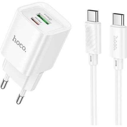 Hoco C147A Charm 20W PD Fast Charger Set with Cable EU