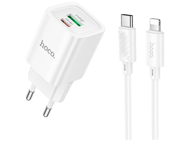 Hoco Charm C149A 30W Fast Charger with Lightning Cable