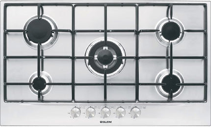 Emilia GT955IX   90 cm 5-Burner Gas Hob Stainless steel