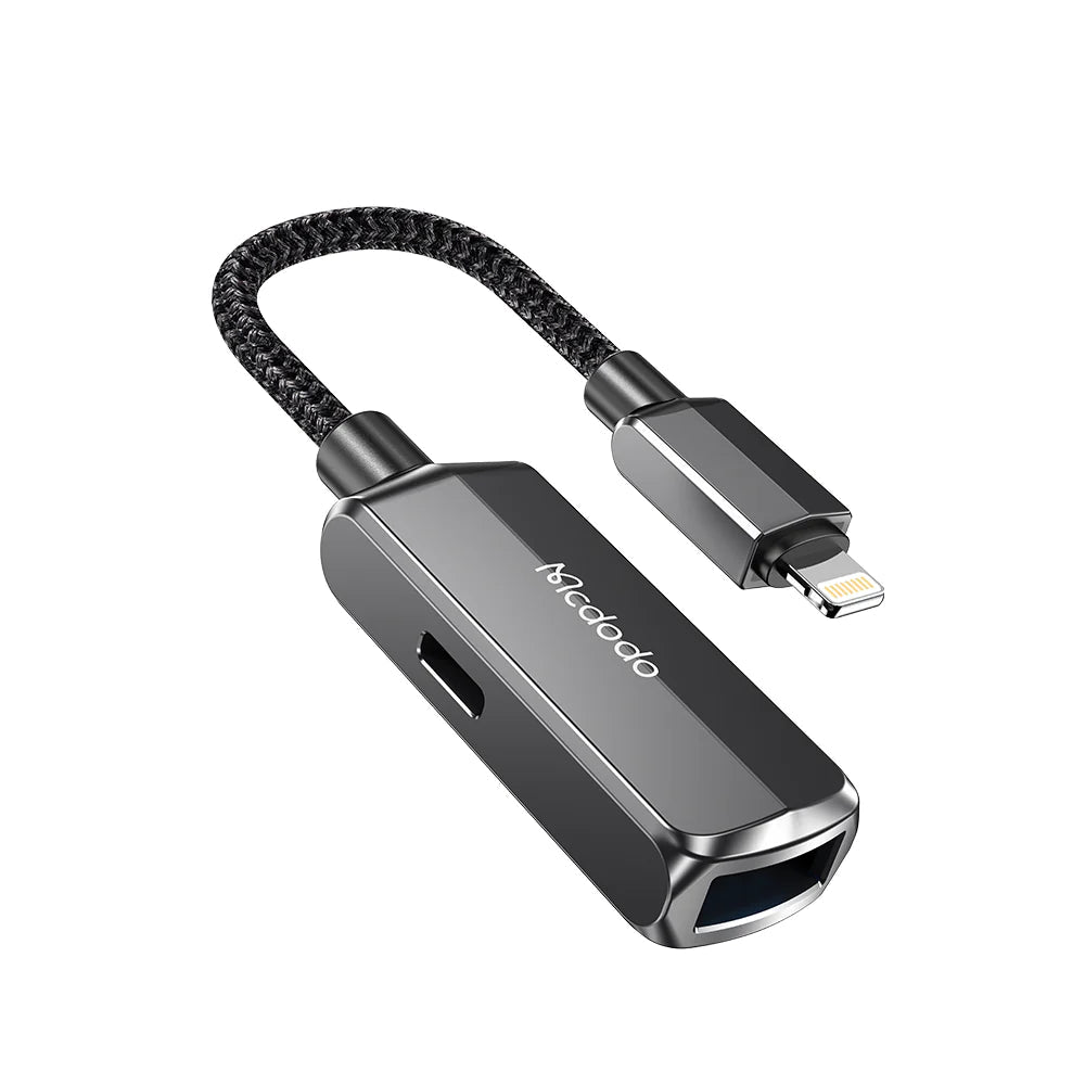 محول 2 في 1 من Lightning إلى USB-A 3.0 OTG CA-2690 من Mcdodo محول 2 في 1 من Lightning إلى USB-A 3.0 OTG CA-2690 من Mcdodo