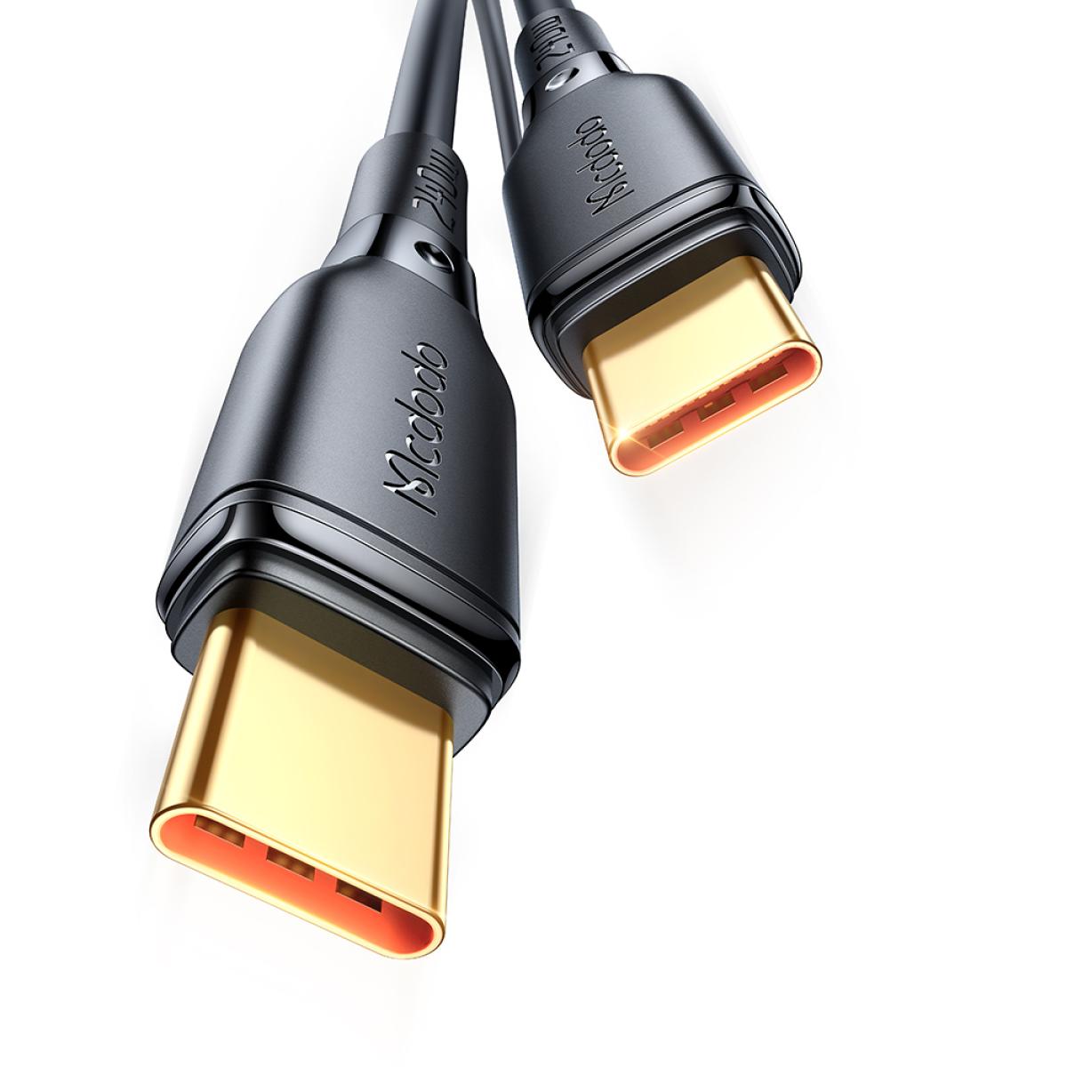 Mcdodo 240W Type-C to Type-C Data Cable 2M Black CA-3311 Mcdodo 240W Type-C to Type-C Data Cable 2M Black CA-3311