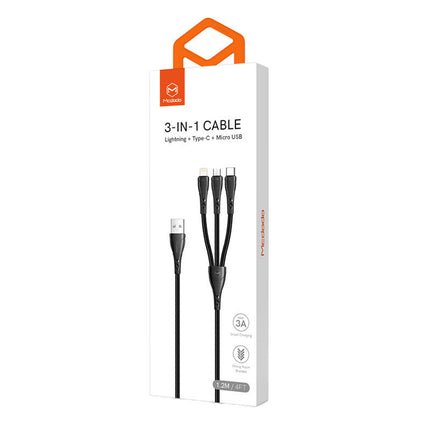 Mcdodo 3-in-1 Charging Cable 1.2M CA-6960