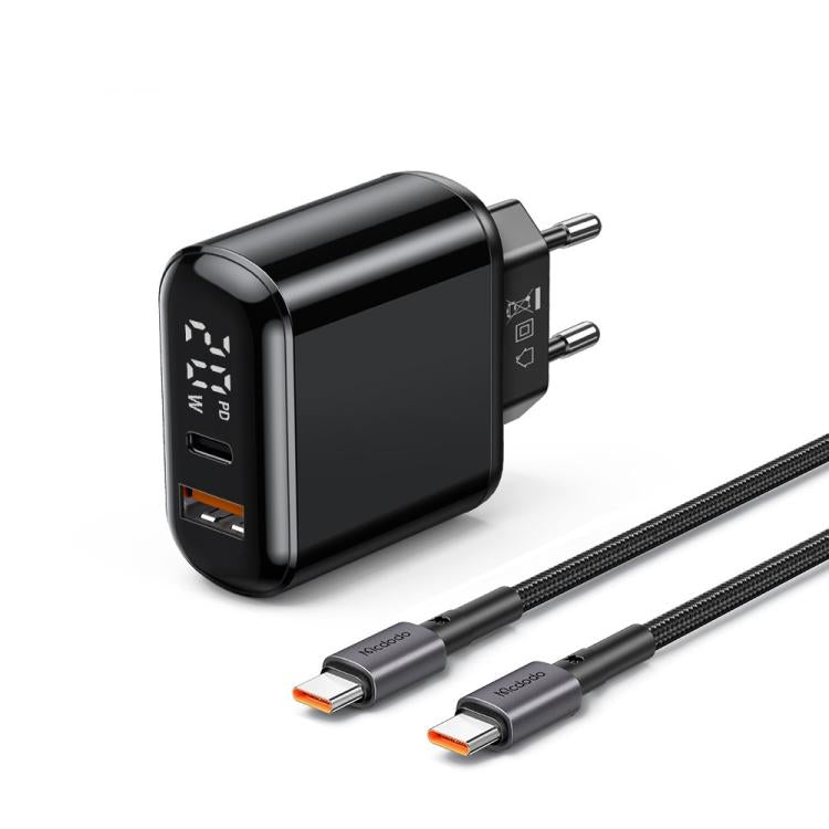 Mcdodo Digital Display C to C 60W PD+QC 20W Charger CH-7172 Mcdodo Digital Display C to C 60W PD+QC 20W Charger CH-7172