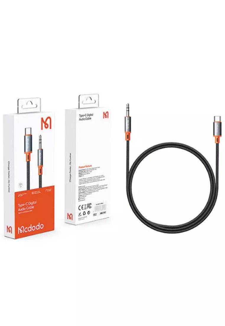 Mcdodo USB-C to 3.5mm AUX Jack Cable Castle Series 1.2m CA-0820 Mcdodo USB-C to 3.5mm AUX Jack Cable Castle Series 1.2m CA-0820