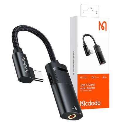 Mcdodo USB-C to 3.5mm Audio and USB-C Charging Adapter CA-1880
