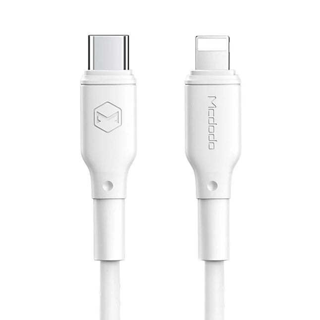 Mcdodo 1.2M Type-C to Lightning PD Fast Charging Data Cable White CA-7290