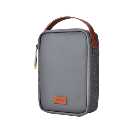 حقيبة تنظيم الإلكترونيات WiWU Minimal Tech Pouch - تصميم نحيف ومقاوم للماء لتنظيم الملحقات التقنية